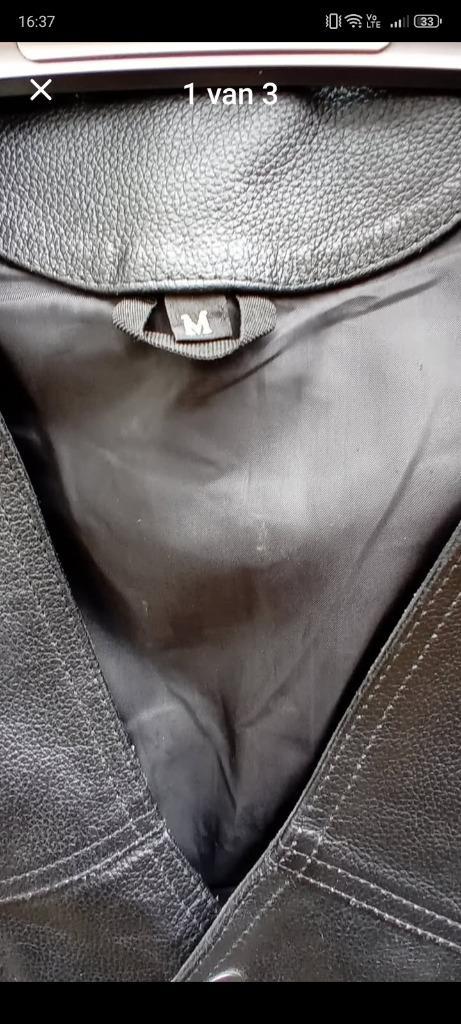 Lederen  moto jasje, Motoren, Kleding | Motorkleding, Jas | leer, Heren, Nieuw zonder kaartje, Ophalen