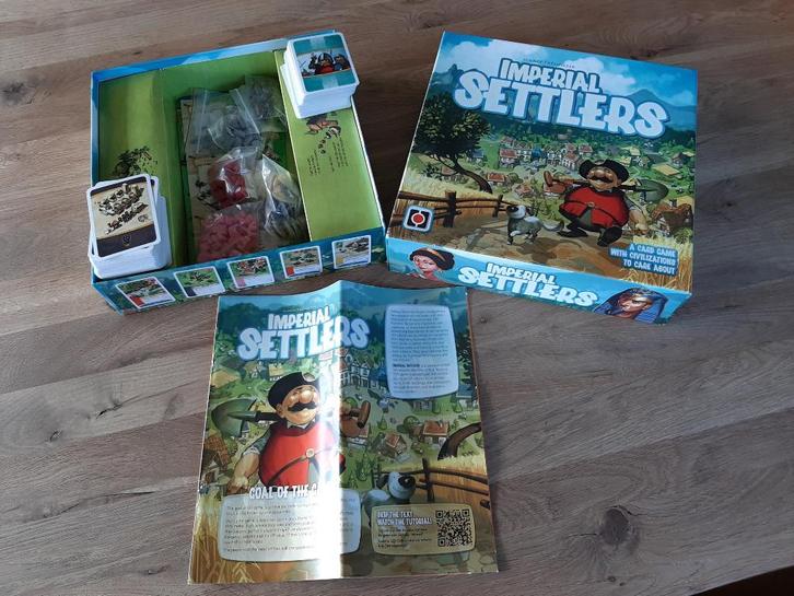 Imperial Settlers, Hobby en Vrije tijd, Gezelschapsspellen | Bordspellen, Zo goed als nieuw, Drie of vier spelers, Ophalen of Verzenden
