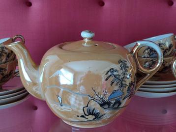 Japans vintage theeservies  beschikbaar voor biedingen