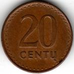Litouwen : 20 Centu 1991 KM#89 Ref 14958, Ophalen of Verzenden, Losse munt, Overige landen