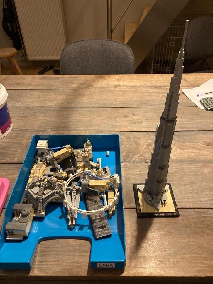 Lego Architecture (Dubai, Londen, Parijs), Verzamelen, Overige Verzamelen, Gebruikt, Ophalen of Verzenden