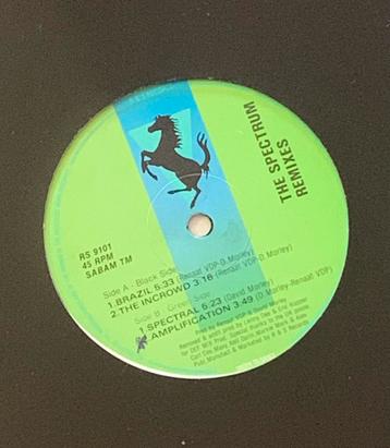 Spectrum - The Spectrum Remixes - Maxi Techno Acid 1991, Enlèvement ou Envoi, 12 pouces, Techno ou Trance