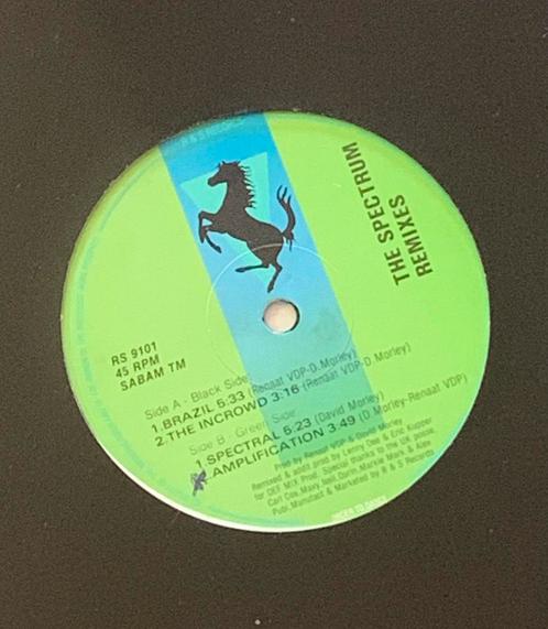 Spectrum - The Spectrum Remixes - maxi Techno Acid 1991, Cd's en Dvd's, Vinyl | Dance en House, Techno of Trance, 12 inch, Ophalen of Verzenden