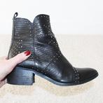 Zeer Mooie Leren Sacha Enkellaarsjes - s26 (Maat 40) € 65,-, Kleding | Dames, Verzenden, Zwart, Lage of Enkellaarzen, Zo goed als nieuw