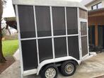 paardentrailer remork, Ophalen, Gebruikt, Hout, 1½-paards trailer