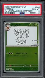 Leafeon [Yu Nagaba] PSA 10 - 068/SV-P - Japanese Promo 2023, Ophalen of Verzenden, Zo goed als nieuw, Losse kaart