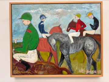 Carven meeting Newmarket door Elie Lambert 1996 beschikbaar voor biedingen