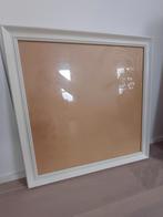 Kader met witte frame 83/83 cm, vertoond lichtgele verkleuri, Huis en Inrichting, Woonaccessoires | Lijsten, Ophalen