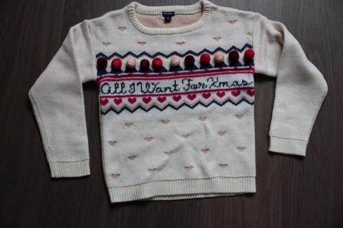 Kersttrui – Kiabi – maat 116, Kinderen en Baby's, Kinderkleding | Maat 116, Zo goed als nieuw, Jongen of Meisje, Trui of Vest