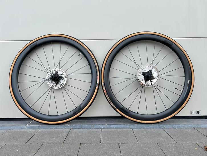 Carbon wielset disc, Fietsen en Brommers, Fietsonderdelen, Zo goed als nieuw, Racefiets, Wiel, Ophalen