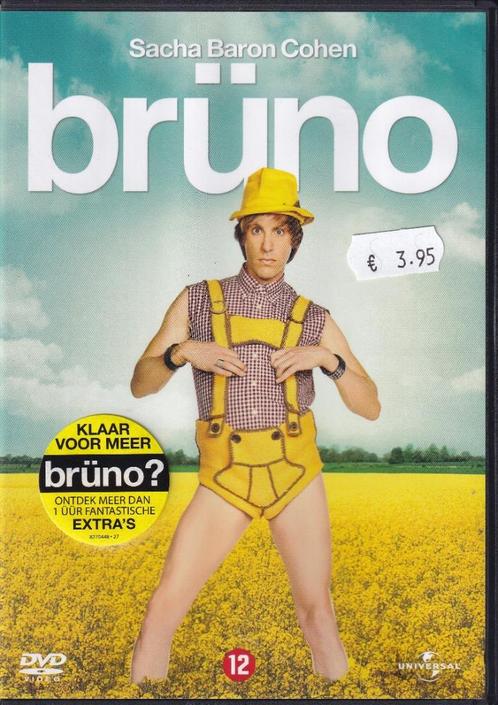 Brüno (2009)Sacha Baron Cohen - Gustaf Hammarsten, Cd's en Dvd's, Dvd's | Komedie, Gebruikt, Actiekomedie, Alle leeftijden, Ophalen of Verzenden