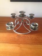 Chandelier gris foncé à 5 branches, Maison & Meubles, Enlèvement ou Envoi, Utilisé, Chandelier