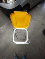 houder voor plastic zak, Ophalen