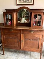 Kast, Antiek, Comme neuf, 100 à 150 cm, Verre