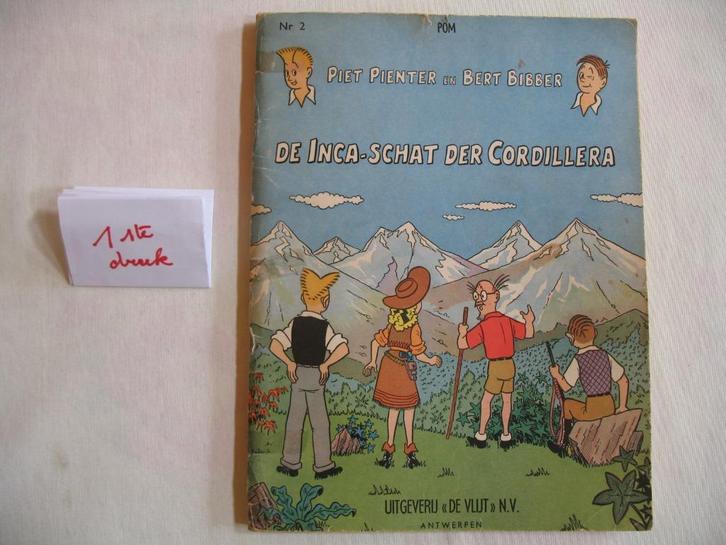 Piet Pienter en Bert Bibber, 1ste druk nr 2, De Vlijt, 1956, Boeken, Stripverhalen, Ophalen of Verzenden