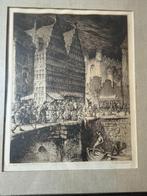 Geo Langie, Antiek en Kunst, Kunst | Etsen en Gravures, Ophalen