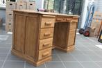 Kleine (zeer) oude bureau in lichte eik, Enlèvement, Utilisé, Bureau