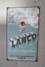 LANCO 1948 emaille plaat, Ophalen, Gebruikt