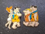 Lot 2 plastic pins The Flintstones 1994 - 5 cm grootte, Verzamelen, Ophalen of Verzenden, Zo goed als nieuw, Figuurtje, Speldje of Pin