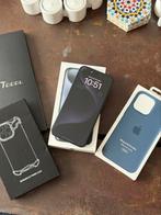 iPhone 15 Pro Max 256 GB blauw titanium, Telecommunicatie, Mobiele telefoons | Apple iPhone, Blauw, IPhone 15 Pro Max, Zo goed als nieuw