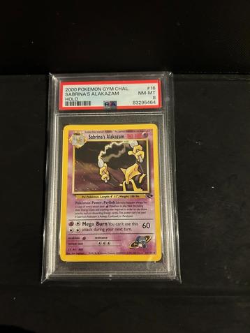 16/132 sabrina's alakazam psa 8 € 60,00 holo beschikbaar voor biedingen