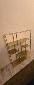 Étagère murale doré, Maison & Meubles, Enlèvement, Utilisé
