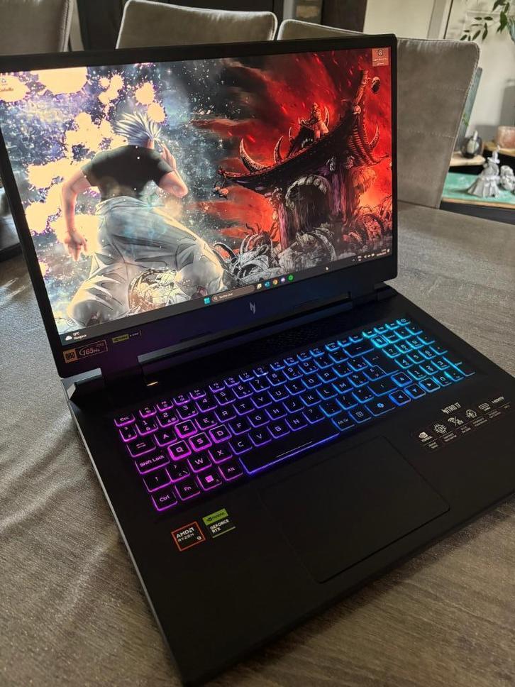 Acer Nitro 17 (AN17-42-R3YD), Computers en Software, Windows Laptops, Zo goed als nieuw, 17 inch of meer, SSD, 4 Ghz of meer, 32 GB