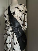 Delvaux Deux cross-over, Ophalen, Gebruikt, Zwart, Leer