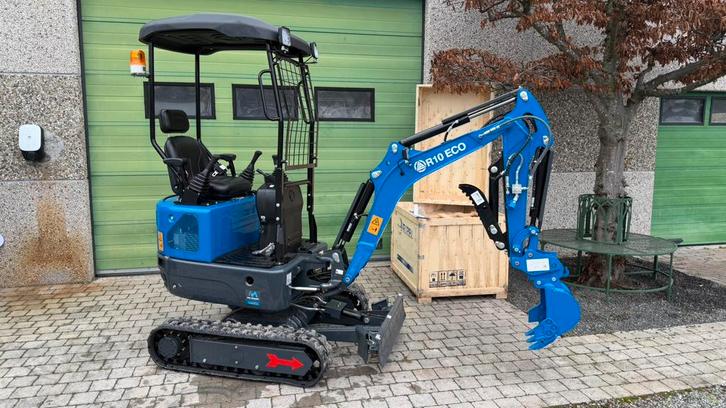 R10 1ton graafmachine KUBOTA motor NIEUW, Zakelijke goederen, Machines en Bouw | Kranen en Graafmachines, Graafmachine, Ophalen of Verzenden