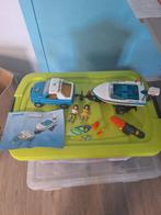 Playmobil 6864 Pick-up met speedboot met onderwatermotor, Kinderen en Baby's, Speelgoed | Playmobil, Complete set, Gebruikt, Ophalen of Verzenden