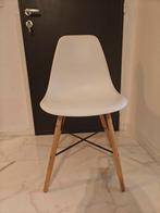 6 witte kuipstoelen - goede staat, Enlèvement