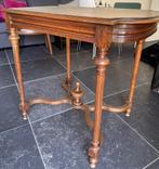 Oud bijzettafeltje, Huis en Inrichting, Tafels | Bijzettafels, Ophalen, Gebruikt, 75 cm of meer, 60 cm of meer