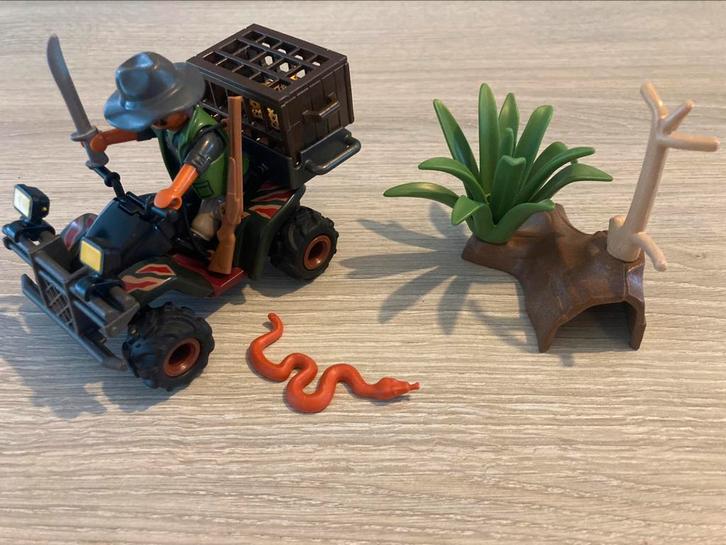 Playmobil Wild Life Stroper met quad (6939), Kinderen en Baby's, Speelgoed | Playmobil, Zo goed als nieuw, Ophalen of Verzenden