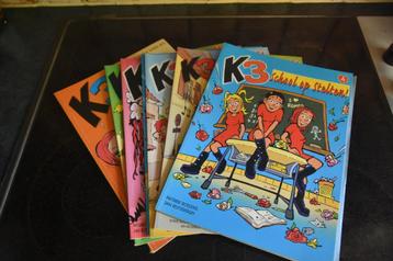 7 strips K3 + 3 leesboeken K3