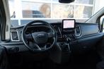 Ford Transit Custom 300 2.0 TDCI L1H1 Limited DC AUT/ LED/ C, Auto's, Bestelwagens en Lichte vracht, Voorwielaandrijving, Stof