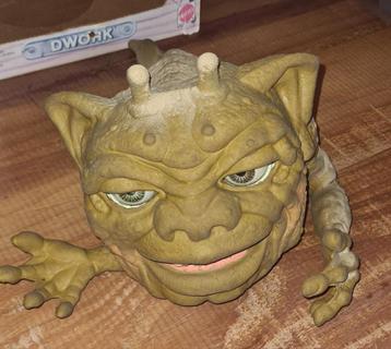 Boglins Mattel 1987 rare "Dworp" figurine vintage monstres, Enlèvement ou Envoi, Utilisé