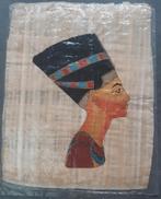 Lot Papyrus égyptien Nefertiti et carte, Antiquités & Art, Antiquités | Autres Antiquités, Enlèvement ou Envoi