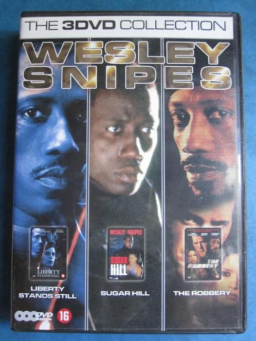 Wesley Snipes - The 3 DVD Collection (3 films op 3 disc), Cd's en Dvd's, Dvd's | Thrillers en Misdaad, Zo goed als nieuw, Actiethriller