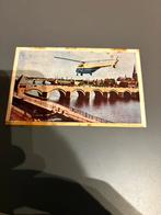 ansichtkaart van Maastricht, Sint Servaasbrug, heli Sabena, Verzenden