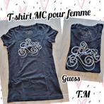T-shirt MC pour femme-noir-Guess-T.M, Maat 38/40 (M), Guess, Zwart, Ophalen of Verzenden