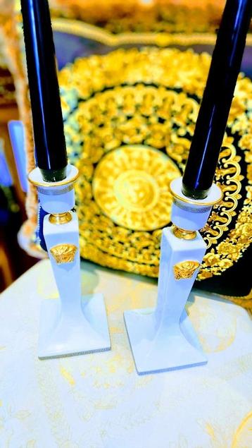 Versace 2 Kandelaars Medusa - Gianni Versace  beschikbaar voor biedingen