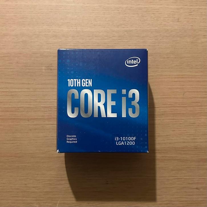 Intel Core i3-10100F, Informatique & Logiciels, Processeurs, Comme neuf, 4-core, 4 Ghz ou plus, Enlèvement