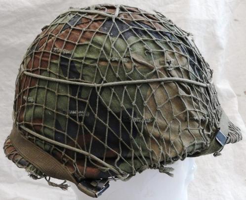 Helm, type: M53 (Troepenhelm), KL, met binnenhelm, 1989.(3), Verzamelen, Militaria | Algemeen, Landmacht, Helm of Baret, Ophalen of Verzenden