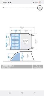 Opblaasbare kampeertent Air Seconds 5.2 Fresh&Black 5 p., Enlèvement, Comme neuf, Jusqu'à 2