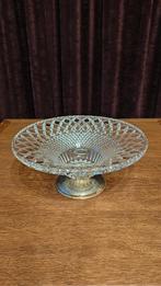 geslepen fruitschaal uit wit kristal, Antiek en Kunst, Ophalen