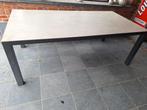 Tuintafel met keramieken blad 2m lang 1m breed 75cm hoog., Tuin en Terras, Ophalen, Zo goed als nieuw