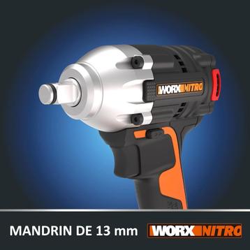 Boulonneuse à chocs sans fil Worx WX272.9 20V, Enlèvement