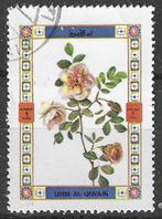 Umm al-Qiwain 1972 - Stampworld 1502PA - Roses (ST), Envoi, Affranchi