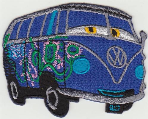 Volkswagen Minibus stoffen opstrijk patch embleem #5, Collections, Marques automobiles, Motos & Formules 1, Neuf, Envoi