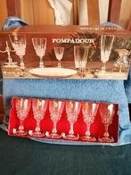 12 kristallen wijnglazen Cristal d' Arques Pompadour,, Ophalen, Zo goed als nieuw